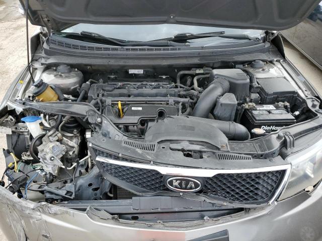 KNAFU4A27A5232845 - 2010 KIA FORTE EX GRAY photo 7