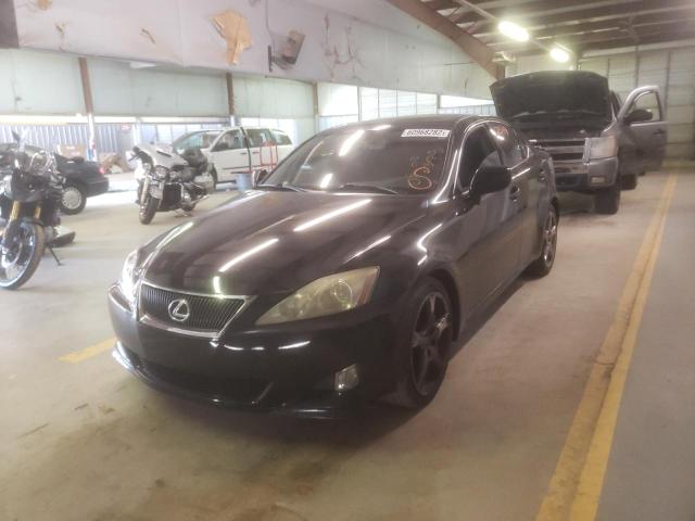 JTHBE262372009948 - 2007 LEXUS IS 350 BLACK photo 2