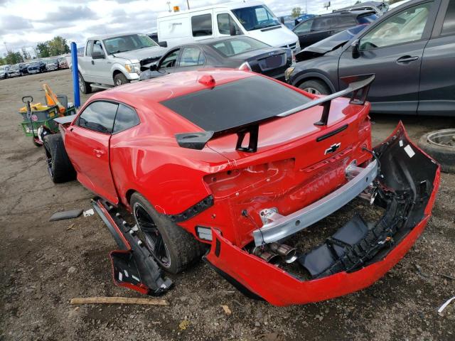 1G1FJ1R62M0142000 - 2021 CHEVROLET CAMARO ZL1 红色 照片 3