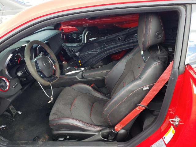 1G1FJ1R62M0142000 - 2021 CHEVROLET CAMARO ZL1 红色 照片 5