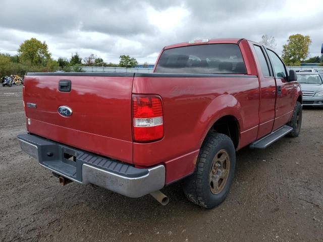 1FTPX14508FB57025 - 2008 FORD F150 RED photo 4