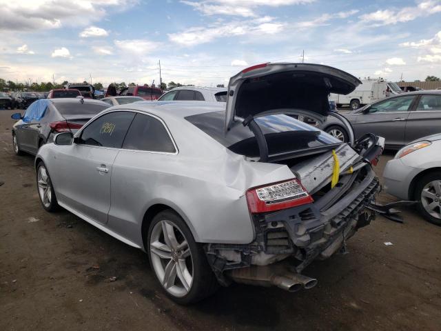 WAUVVAFR2CA006932 - 2012 AUDI S5 PRESTIG SILVER photo 3
