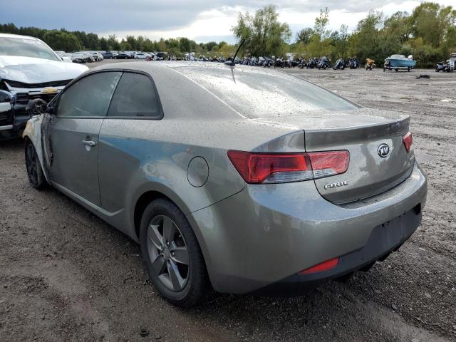 KNAFU6A26B5349801 - 2011 KIA FORTE EX GRAY photo 3