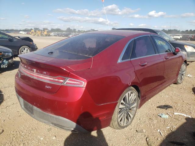 3LN6L5E94HR663889 - 2017 LINCOLN MKZ RESERV ბურგუნდია ფოტო 4