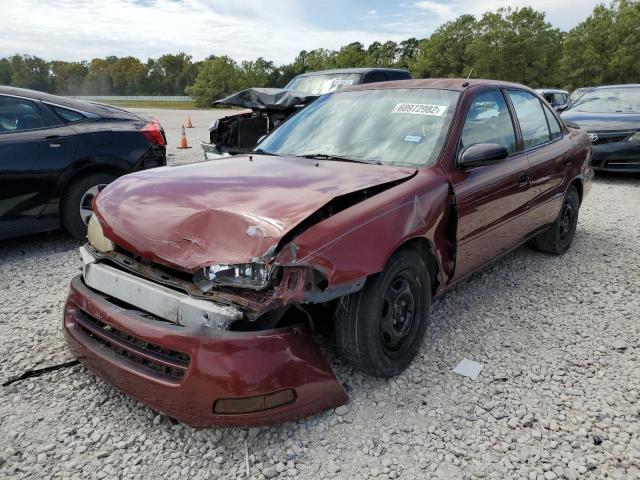 1Y1SK5264SZ018027 - 1995 GEO PRIZM BASE BURGUNDY photo 2