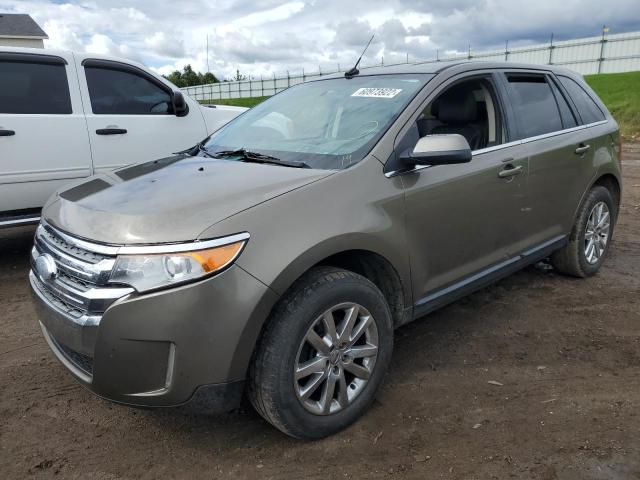 2FMDK3KC6DBB79231 - 2013 FORD EDGE LIMIT TAN photo 2