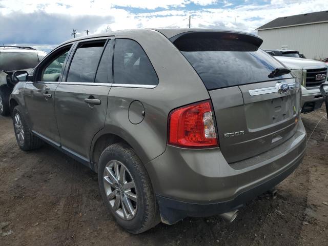 2FMDK3KC6DBB79231 - 2013 FORD EDGE LIMIT TAN photo 3