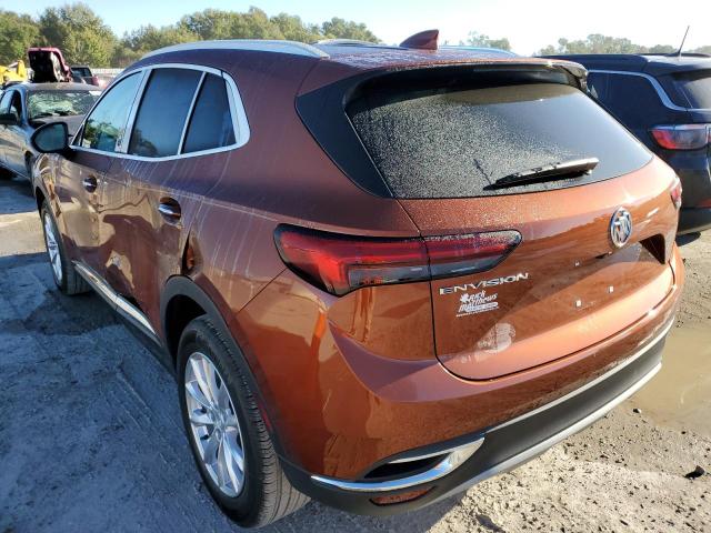 LRBAZLR48MD163459 - 2021 BUICK ENVISION P ORANGE photo 3