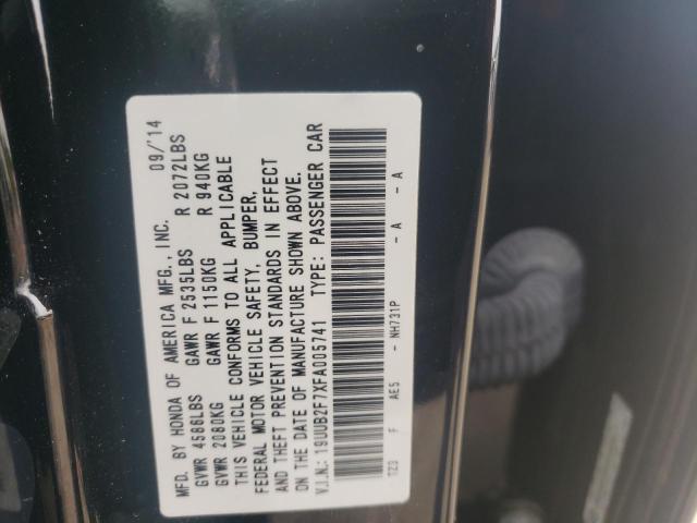 19UUB2F7XFA005741 - 2015 ACURA TLX ADVANC Qara foto 10