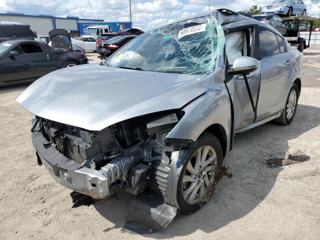 JM1BL1V77D1780154 - 2013 MAZDA 3 I SILVER photo 2