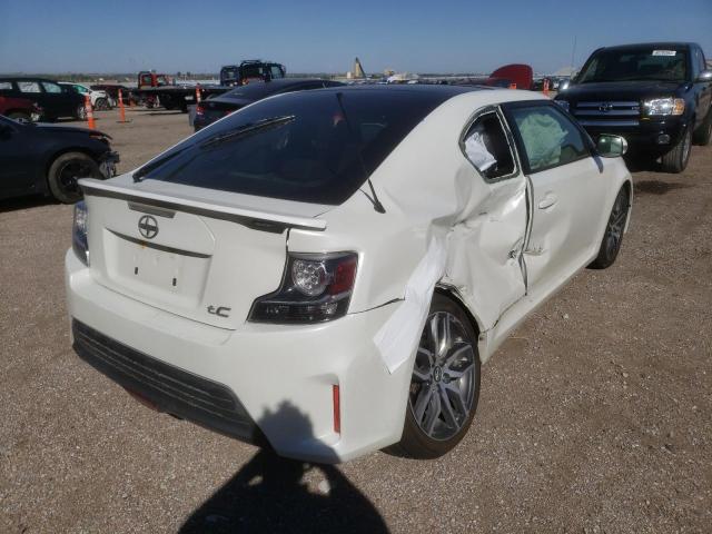 JTKJF5C7XGJ022691 - 2016 TOYOTA SCION TC WHITE photo 4