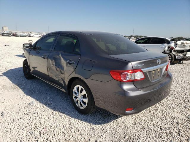JTDBU4EE2DJ116583 - 2013 TOYOTA COROLLA BA GRAY photo 3
