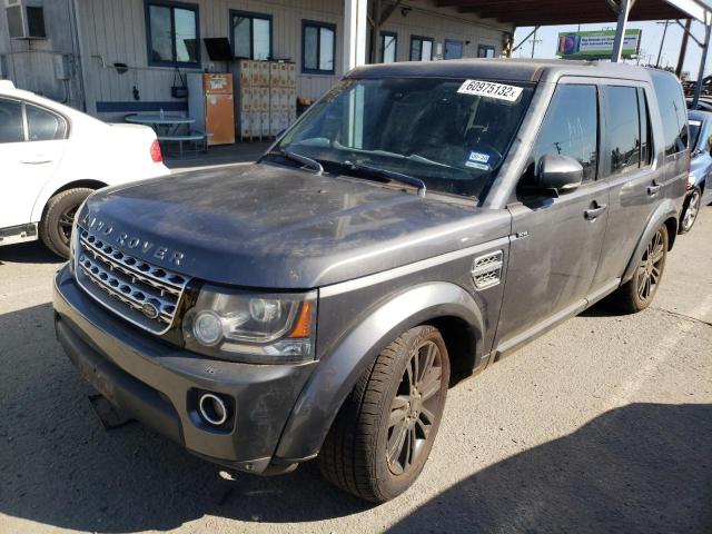 SALAK2V69EA718843 - 2014 LAND ROVER LR4 HSE LU GRAY photo 2