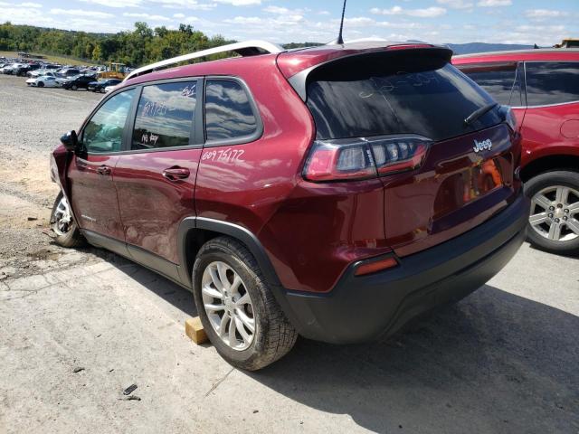 1C4PJLCB0LD656979 - 2020 JEEP CHEROKEE L RED photo 3