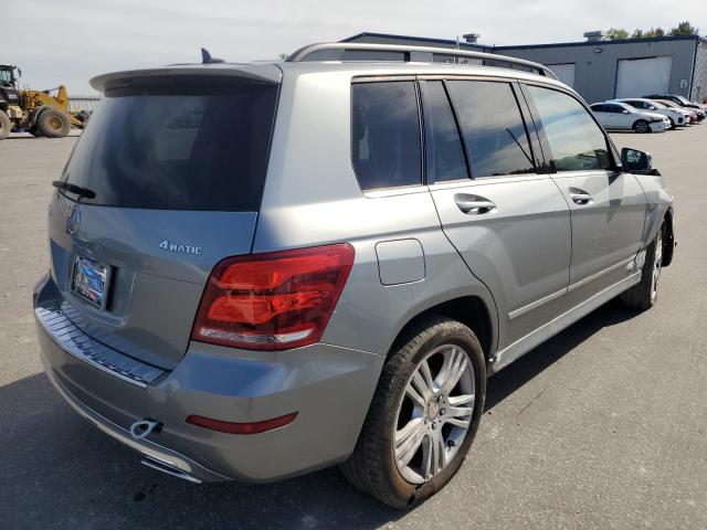 WDCGG8JB5FG360738 - 2015 MERCEDES-BENZ GLK 350 4M SILVER photo 4