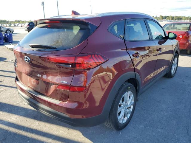 KM8J3CA46KU060810 - 2019 HYUNDAI TUCSON LIM RED photo 4