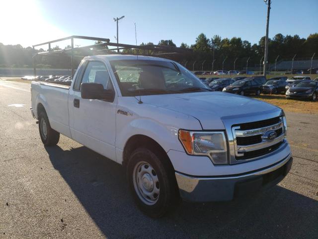 1FTNF1CF9EKE27408 - 2014 FORD F150 WHITE photo 1