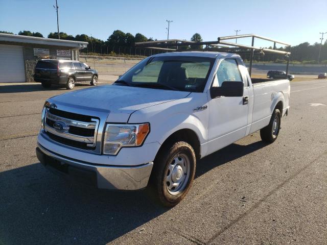 1FTNF1CF9EKE27408 - 2014 FORD F150 WHITE photo 2