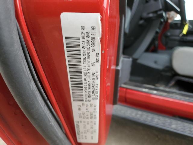 1J4AA2D17AL112403 - 2010 JEEP WRANGLER S RED photo 10