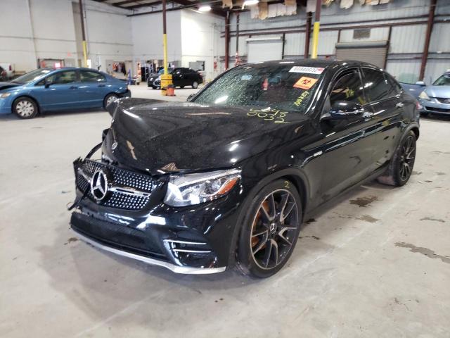 WDC0J6EB6KF507117 - 2019 MERCEDES-BENZ GLC COUPE BLACK photo 2