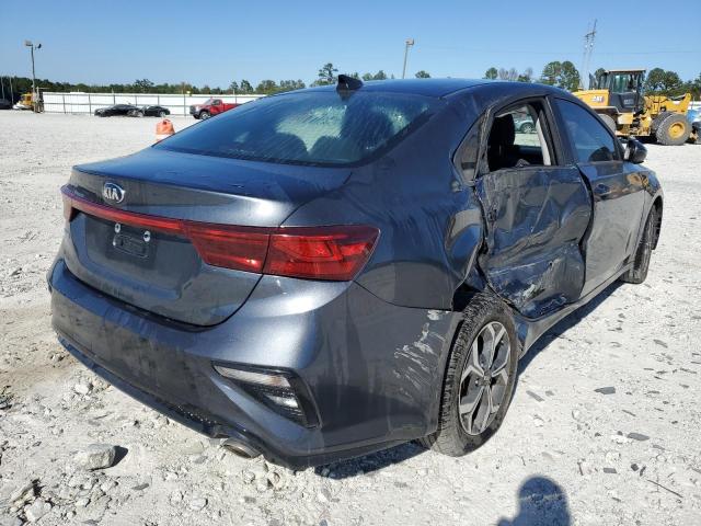 3KPF24AD0KE085493 - 2019 KIA FORTE FE GRAY photo 4