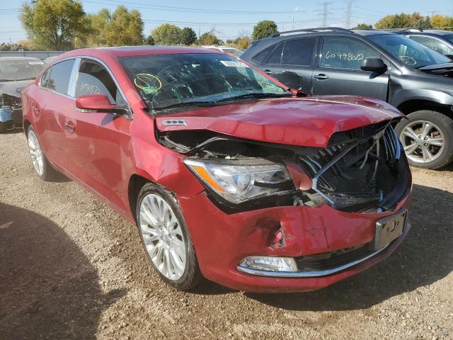 1G4GF5G34EF100967 - 2014 BUICK LACROSSE T RED photo 1