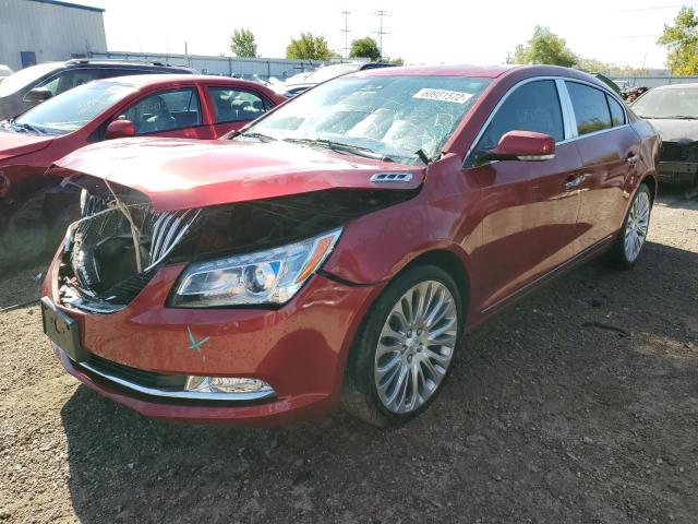 1G4GF5G34EF100967 - 2014 BUICK LACROSSE T RED photo 2