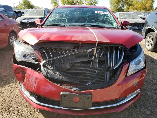 1G4GF5G34EF100967 - 2014 BUICK LACROSSE T RED photo 9