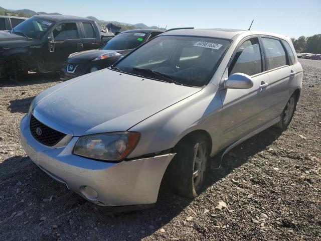 KNAFE161555068870 - 2005 KIA SPECTRA5 SILVER photo 2