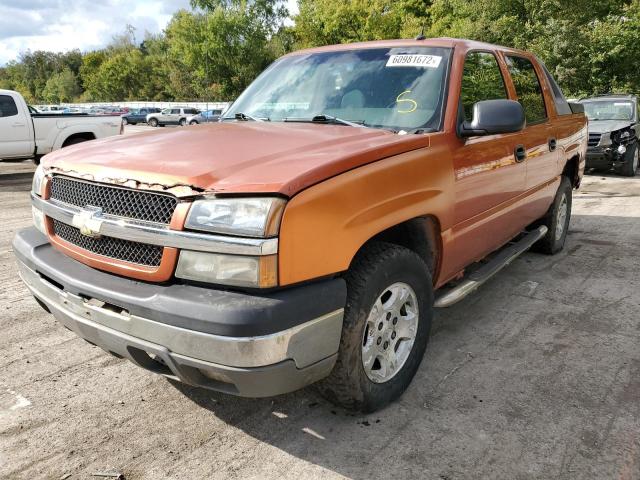 3GNEK12T04G281674 - 2004 CHEVROLET AVALANCHE ORANGE photo 2