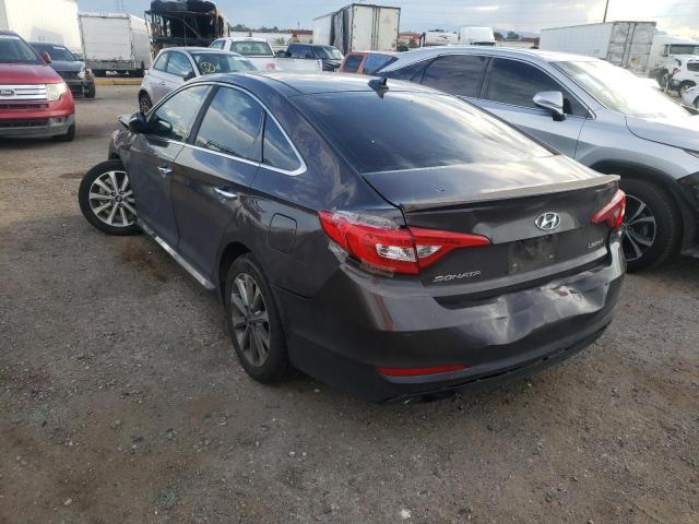 5NPE34AF0GH414576 - 2016 HYUNDAI SONATA SPO BROWN photo 3