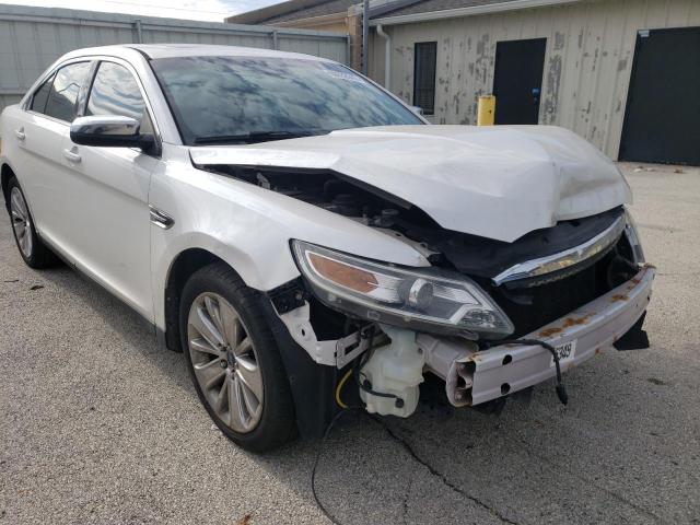 1FAHP2FW6AG137464 - 2010 FORD TAURUS LIM WHITE photo 1