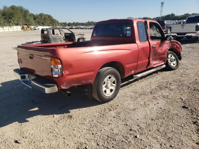 5TEVL52N02Z001672 - 2002 TOYOTA TACOMA XTR RED photo 4