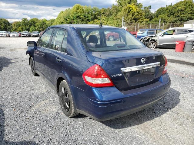 3N1BC11EX7L415312 - 2007 NISSAN VERSA S BLUE photo 3