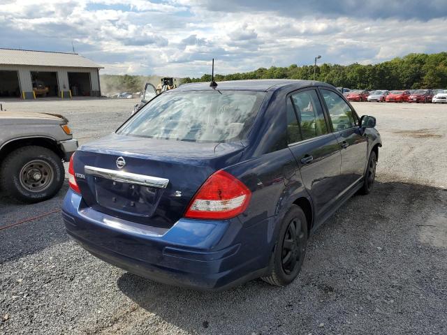 3N1BC11EX7L415312 - 2007 NISSAN VERSA S BLUE photo 4