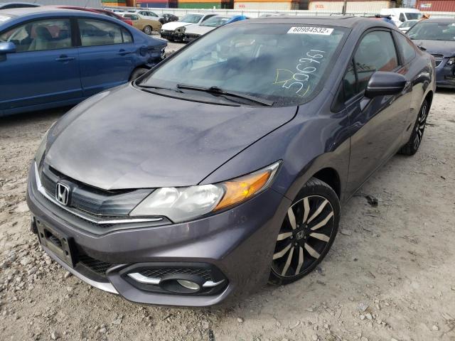 2HGFG3B09FH506761 - 2015 HONDA CIVIC EXL 灰色 照片 2