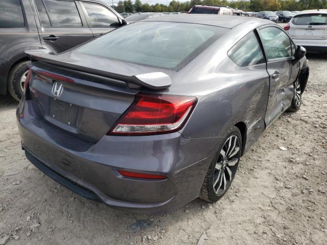 2HGFG3B09FH506761 - 2015 HONDA CIVIC EXL 灰色 照片 4