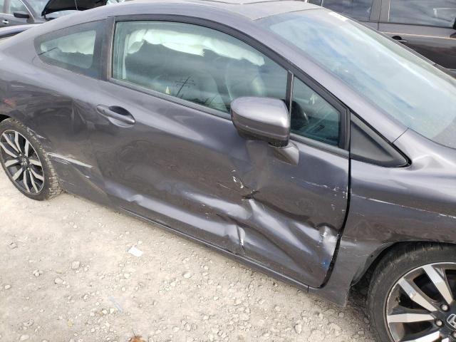 2HGFG3B09FH506761 - 2015 HONDA CIVIC EXL 灰色 照片 9