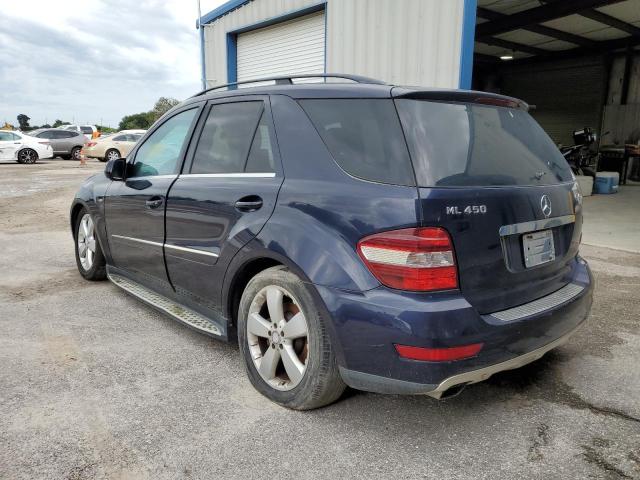 4JGBB9FBXAA527079 - 2010 MERCEDES-BENZ ML 450 HYB BLUE photo 3