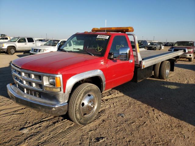 1GDKC34F1PJ504234 - 1993 GMC SIERRA C35 RED photo 2