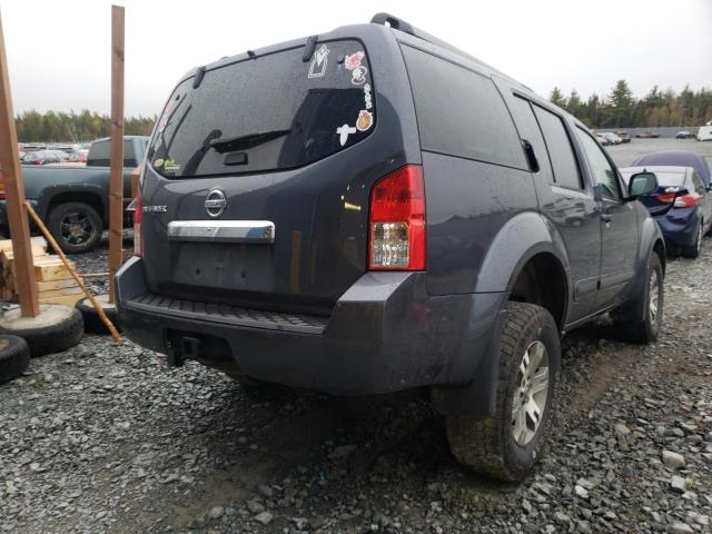 5N1AR1NBXBC629613 - 2011 NISSAN PATHFINDER GRAY photo 4