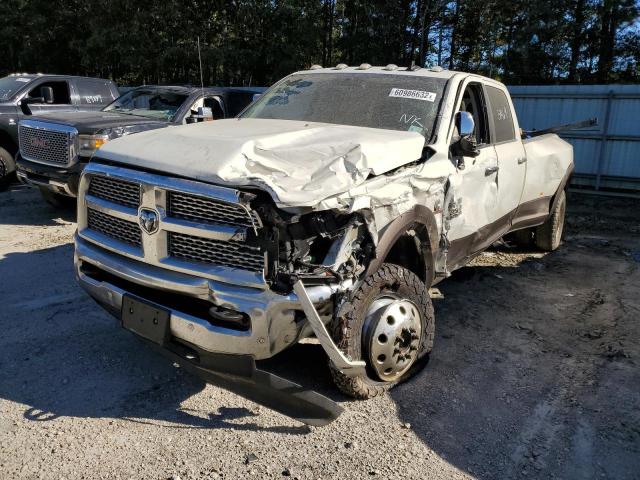 3C63RRJL7JG373816 - 2018 RAM 3500 LARAM WHITE photo 2