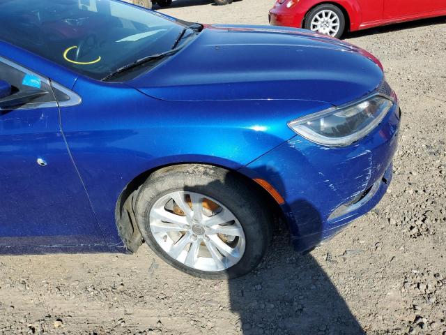 1C3CCCAB7FN723723 - 2015 CHRYSLER 200 LIMITE BLUE photo 9