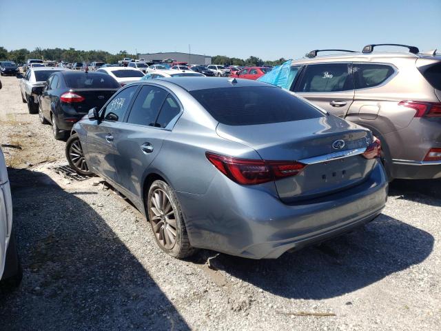 JN1EV7AP3JM365958 - 2018 INFINITI Q50 LUXE GRAY photo 3