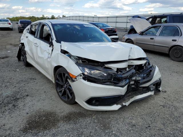 2HGFC2F85MH517078 - 2021 HONDA CIVIC SPOR WHITE photo 1