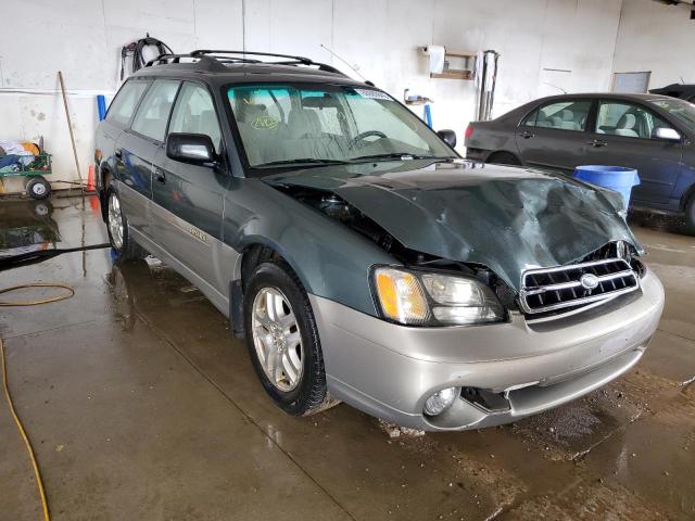 4S3BH665817601334 - 2001 SUBARU LEGACY OUT GREEN photo 1