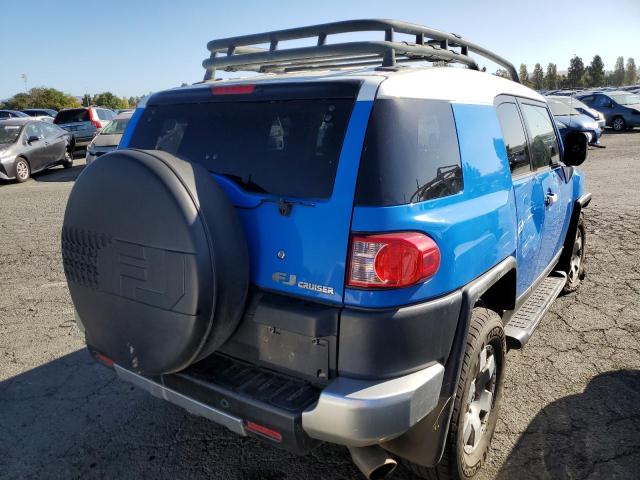 JTEBU11F170005400 - 2007 TOYOTA FJ CRUISER BLUE photo 4