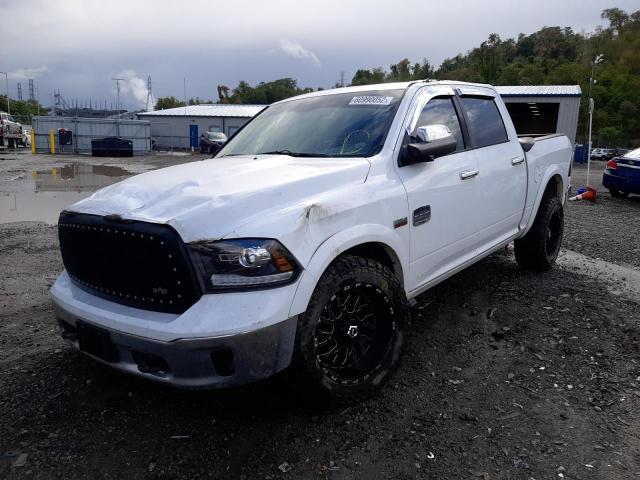 1C6RR7PT0ES321240 - 2014 RAM 1500 LONGH WHITE photo 2