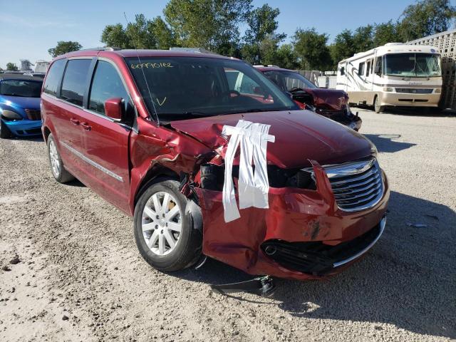 2C4RC1BG8DR802855 - 2013 CHRYSLER TOWN & COU RED photo 1