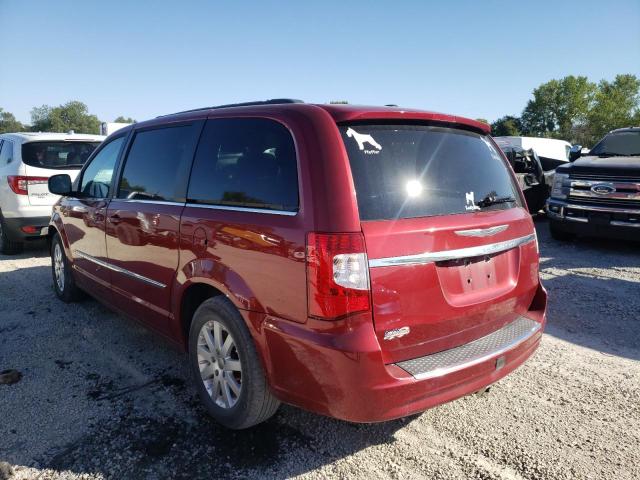 2C4RC1BG8DR802855 - 2013 CHRYSLER TOWN & COU RED photo 3